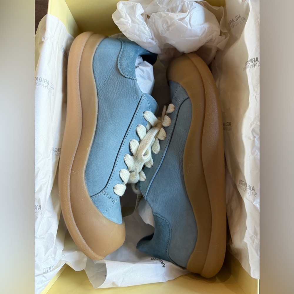 Axel Arigato Blue Squish Sneaker x Alvin Armstrong Collab Sneakers NIB - Picture 13 of 16